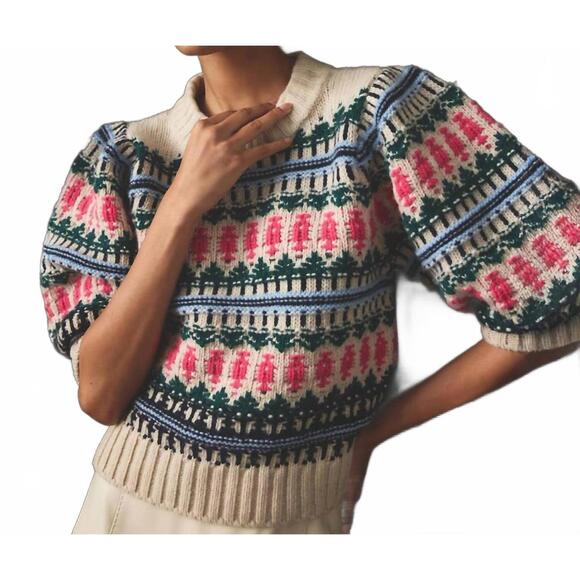 NEW MARIE OLIVER gail top in forest - Picture 5 of 6